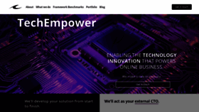 What Techempower.com website looks like in 2024 