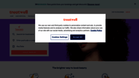 What Treatwell.co.uk website looks like in 2024 