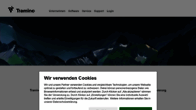 What Tramino.de website looks like in 2024 
