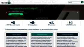 What Thebusinessresearchcompany.com website looks like in 2024 
