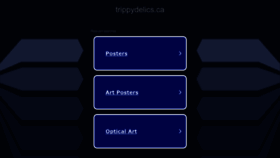 What Trippydelics.ca website looks like in 2024 