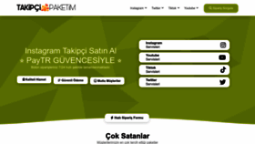 What Takipcipaketim.com website looks like in 2024 