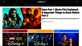 What Thedirect.com website looks like in 2024 