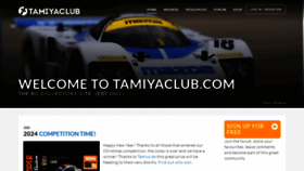 What Tamiyaclub.com website looks like in 2024 