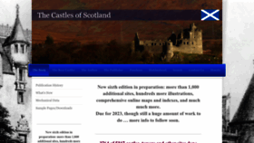 What Thecastlesofscotland.co.uk website looks like in 2024 