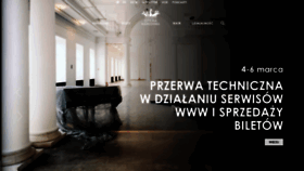What Teatrwielki.pl website looks like in 2024 