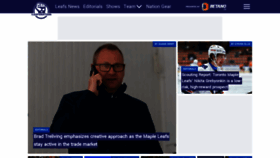 What Theleafsnation.com website looks like in 2024 