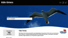 What Tidetimes.org.uk website looked like in 2024 (1 year ago)