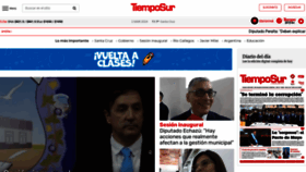 What Tiemposur.com.ar website looks like in 2024 