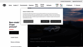 What Toyota.pt website looks like in 2024 