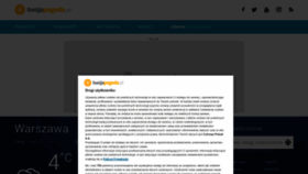 What Twojapogoda.pl website looked like in 2024 (1 year ago)