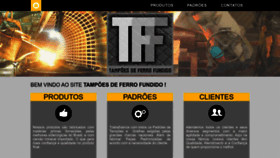 What Tampoesdeferrofundido.com.br website looks like in 2024 