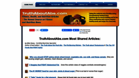 What Truthaboutabs.com website looks like in 2024 