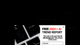 What Trendreports.com website looks like in 2024 