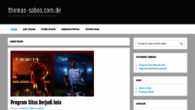What Thomas-sabos.com.de website looks like in 2024 
