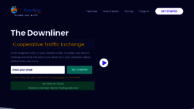 What Thedownliner.com website looks like in 2024 