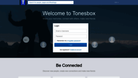 What Tonesbox.com website looks like in 2024 