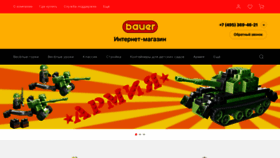 What Toysbauer.ru website looks like in 2024 