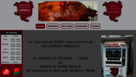 What Traiteur-ribot.fr website looks like in 2024 