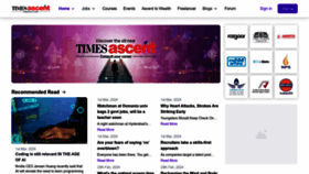What Timesascent.com website looks like in 2024 