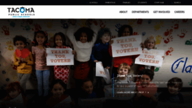 What Tacomaschools.org website looks like in 2024 