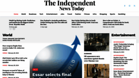What Theindependentnewstoday.com website looks like in 2024 