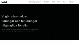 What Textalk.se website looks like in 2024 