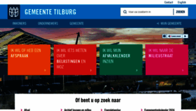 What Tilburg.nl website looks like in 2024 