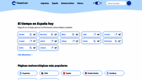 What Tiempo3.com website looks like in 2024 