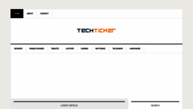 What Techtickerblog.com website looks like in 2024 
