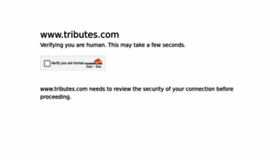 What Tributes.com website looks like in 2024 