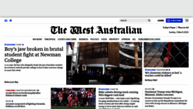 What Thewest.com.au website looks like in 2024 