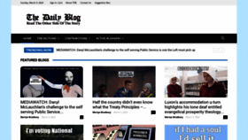 What Thedailyblog.co.nz website looks like in 2024 