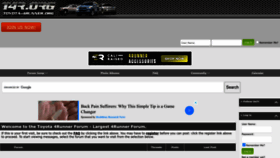 What Toyota-4runner.org website looks like in 2024 