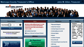 What Treasurer.maricopa.gov website looks like in 2024 