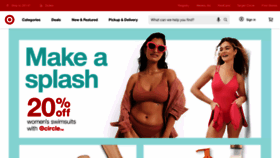 What Target.ca website looks like in 2024 
