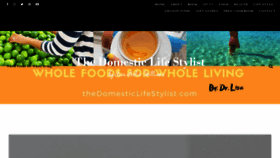 What Thedomesticlifestylist.com website looks like in 2024 
