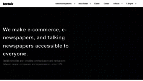 What Textalk.com website looks like in 2024 