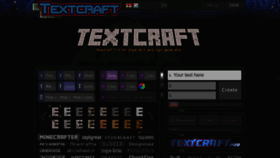 What Textcraft.net website looks like in 2024 