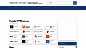 What Television-live.com website looks like in 2024 