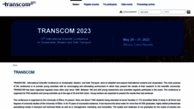 What Transcom-conference.com website looks like in 2024 