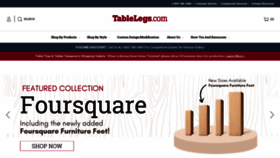 What Tablelegs.com website looks like in 2024 