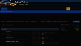 What Tahoeyukonforum.com website looked like in 2024 (1 year ago)
