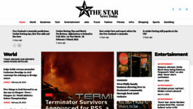 What Thestarnewstoday.com website looks like in 2024 