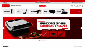 What Tefal.ru website looks like in 2024 