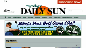 What Thevillagesdailysun.com website looks like in 2024 