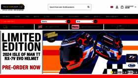 What Thevisorshop.com website looks like in 2024 