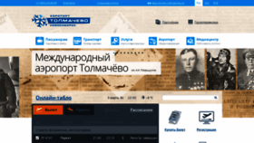 What Tolmachevo.ru website looks like in 2024 