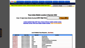 What Trace.bharatiyamobile.com website looks like in 2024 