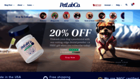 What Thepetlabco.com website looks like in 2024 